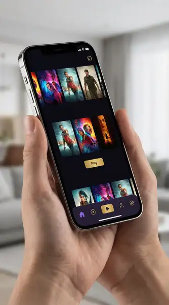 蘑菇视频客户端界面展示